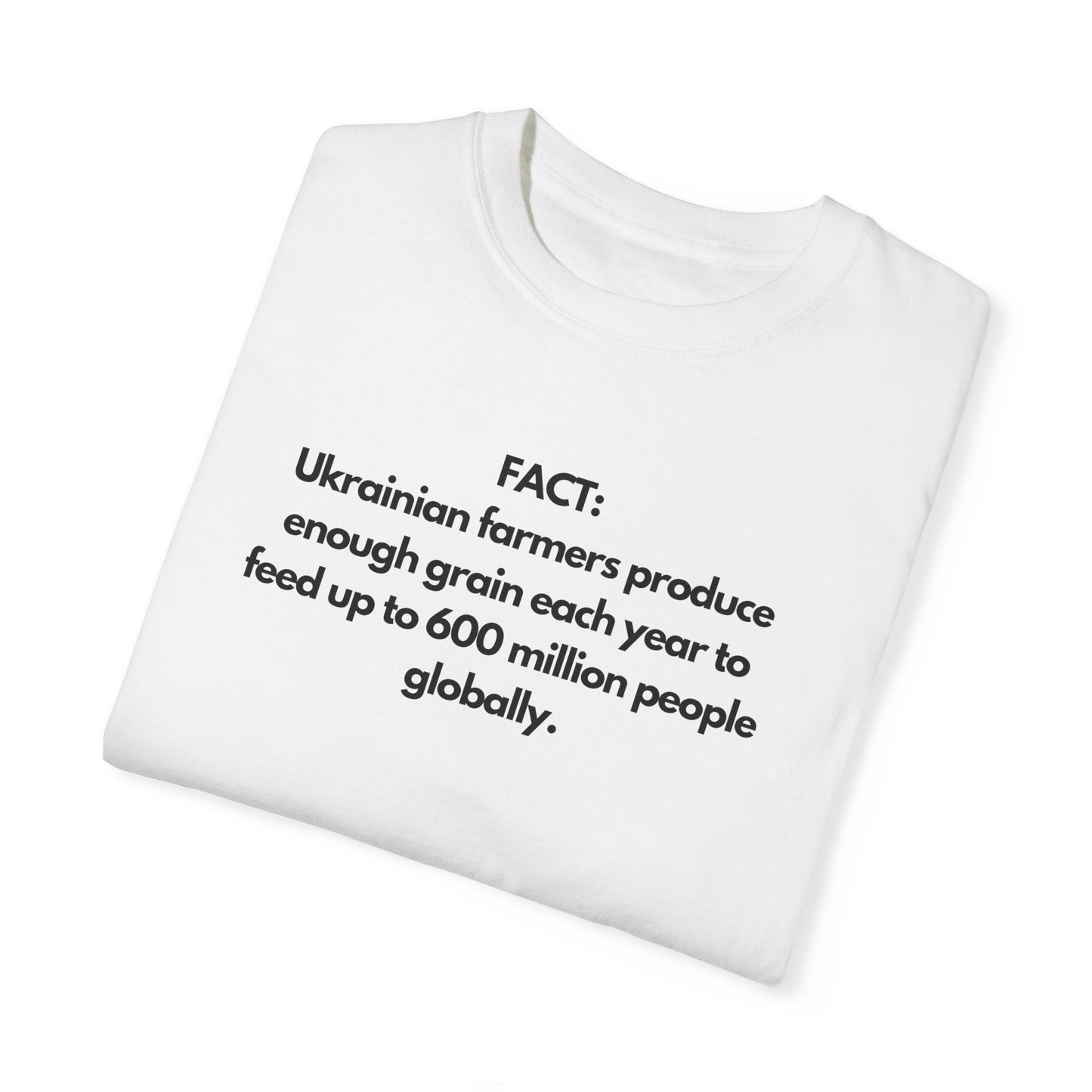 Facts about Ukraine: Unisex Garment-Dyed T-shirt