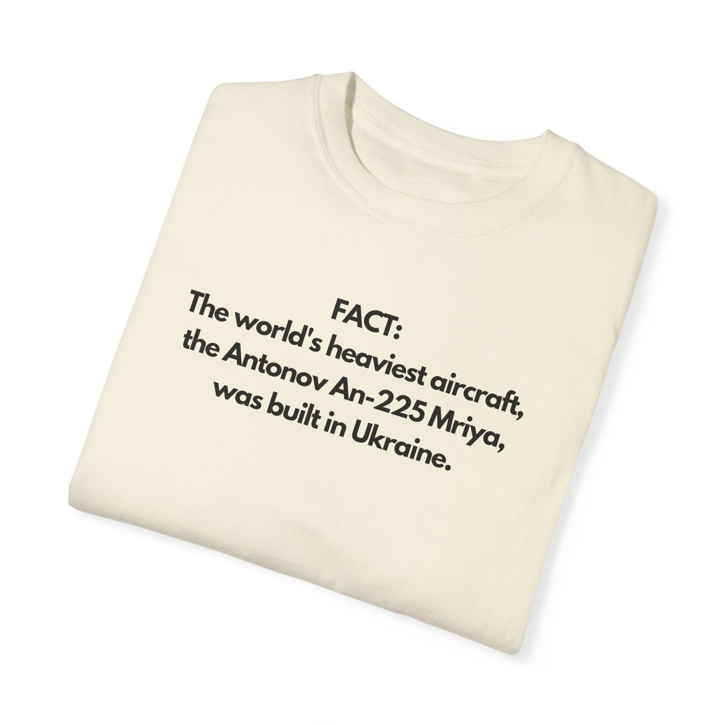 Facts about Ukraine: Unisex Garment-Dyed T-shirt