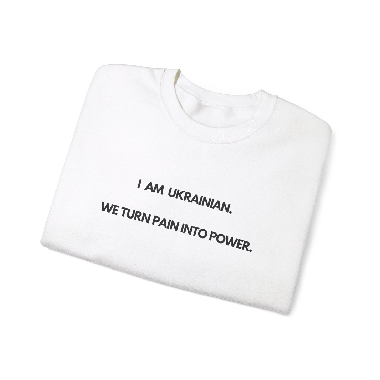 I am Ukrainian: Barabolia Crewneck Sweatshirt